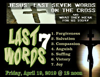 7 Last Words - April 19th